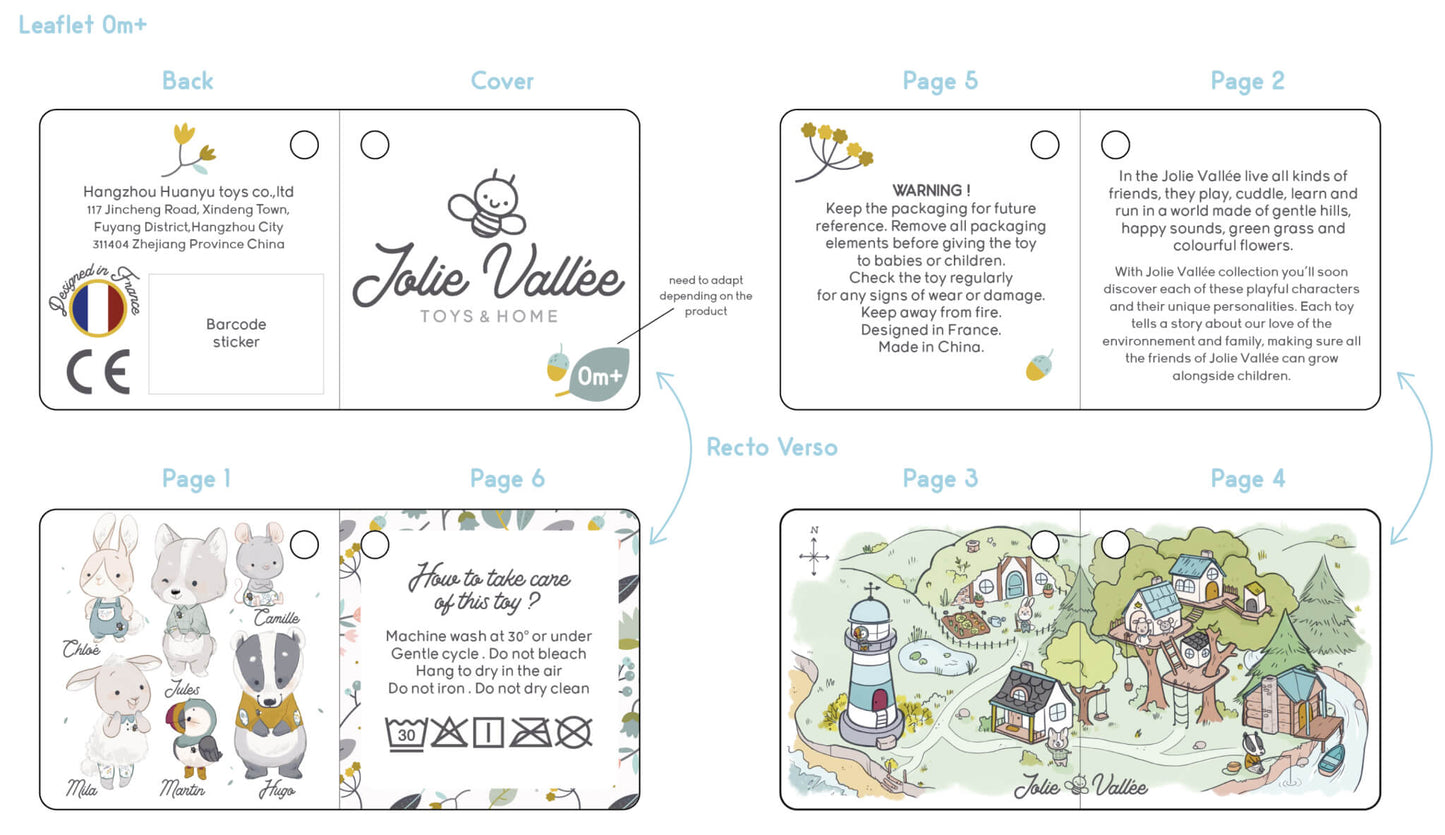 Studio Méïzou - Branding Jolie Vallée étiquette