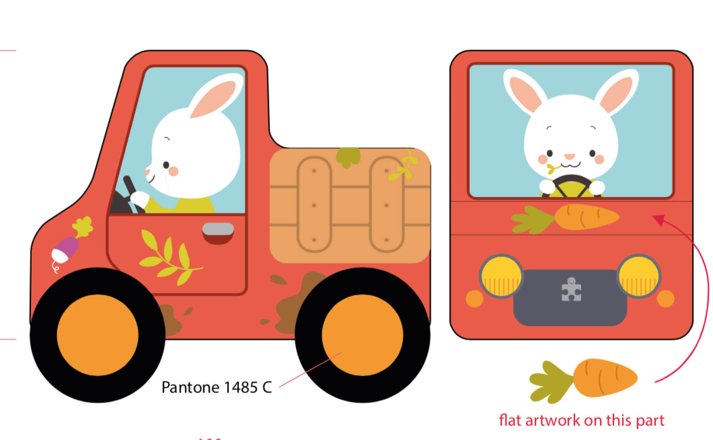 Studio Méïzou Voiture Lapin