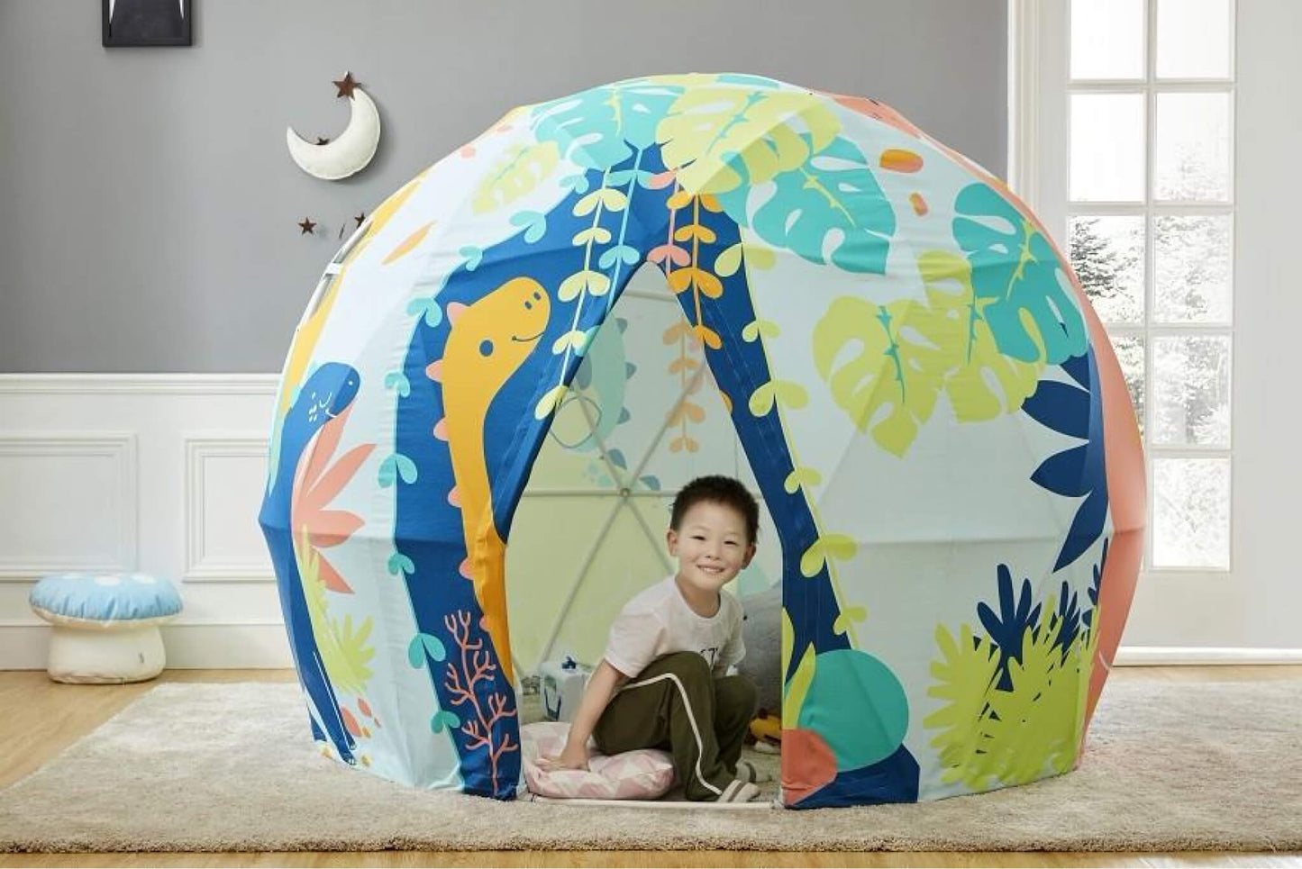 Studio Méïzou Illustration pour tente dinosaure 3