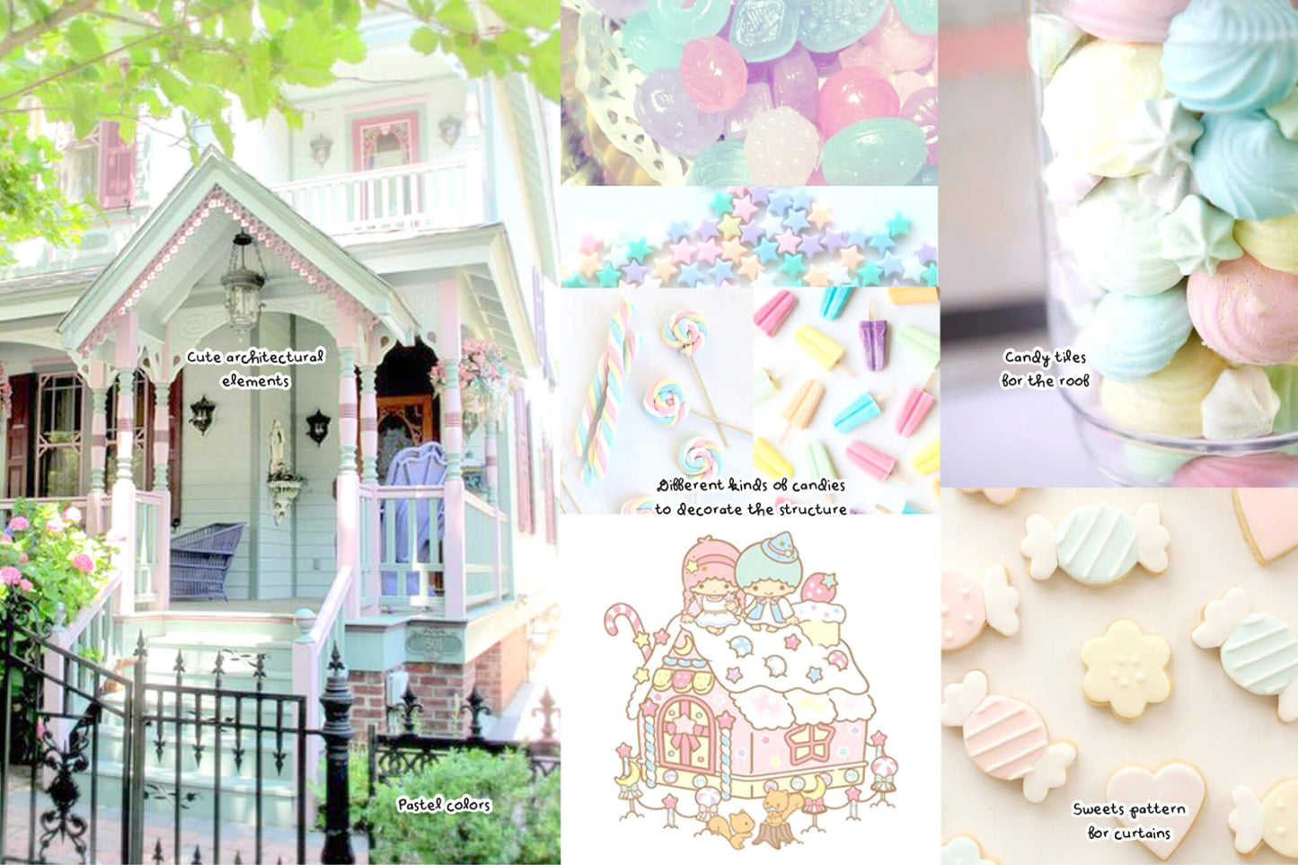 Studio Méïzou Illustration pour tente bonbons