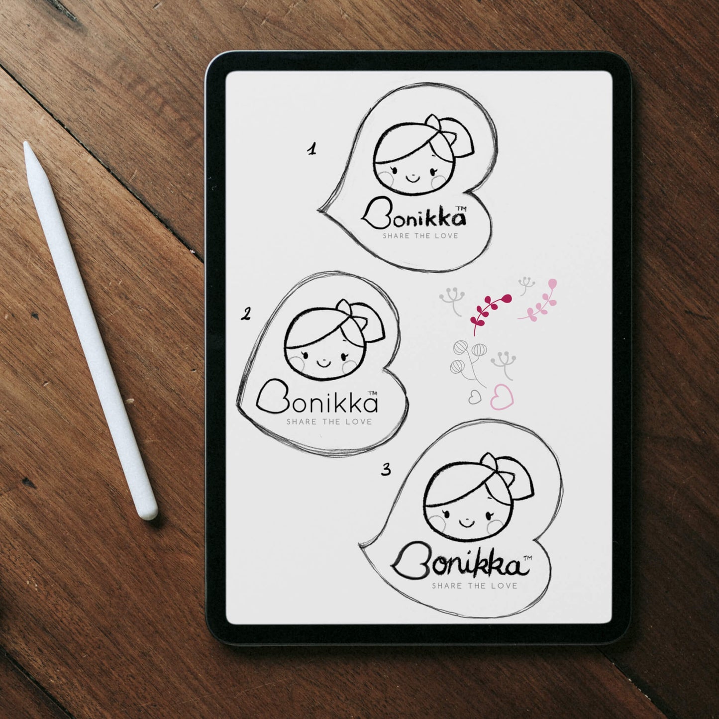 Studio Méïzou - Bonikka logo recherches